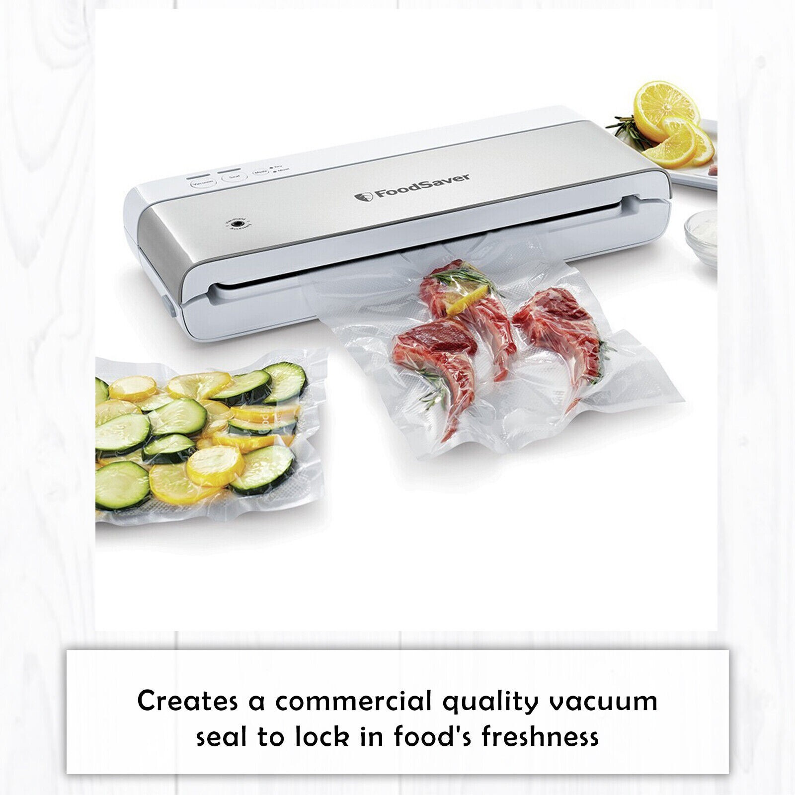Sunbeam Food Sealer Saver Storage Machine Vacuum Sealing Freezer Meat