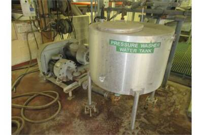 #ad INDUSTRIAL 100 GAL PRESSURE WASHER SIZE S338 PUMP 50 HP 300PSI $2950.00