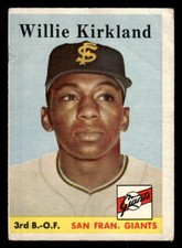 1958 Topps #128 Willie Kirkland _