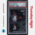 2020 PANINI PRIZM #1 ANTHONY EDWARDS INSTANT IMPACT RC ROOKIE PSA 9