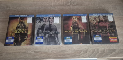 The Hunger Games  - Teil 1 bis 4 - Best Buy Blu-Ray Steelbook Set - NEU & OVP 