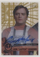 2017 Topps Star Wars High Tek Gold Rainbow Foil 12/50 Jon Dutch Vander Auto 2rz