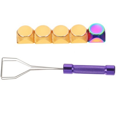  1 Satz von Schlüsselcaps Universal KeyCap Bunte Metallschlüsselkap