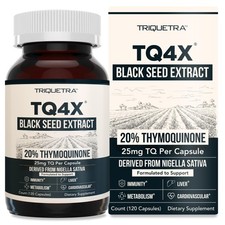 20 Thymoquinone Black Seed Oil Extract Capsules TQAdvanced 4X  Potent Thymo...