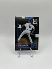2022  Donruss Optic - Rated Rookie Andre Jackson #48 Black Stars Prizm /149
