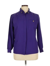 Laura Mae Women Purple Long Sleeve Blouse 14
