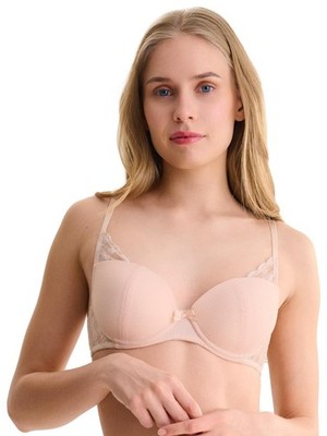 Lisca Schalen BH mit Bügel Gr. 70-90 A-E in Apricot Sorbet und Purple Dusk