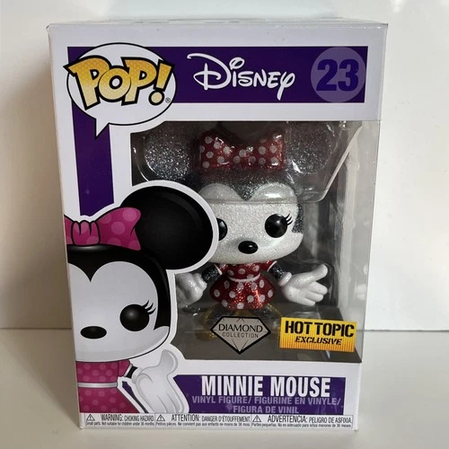 Funko Pop! Disney Minnie Mouse Diamond Vinyl Figure #23 Hot Topic Exclusive