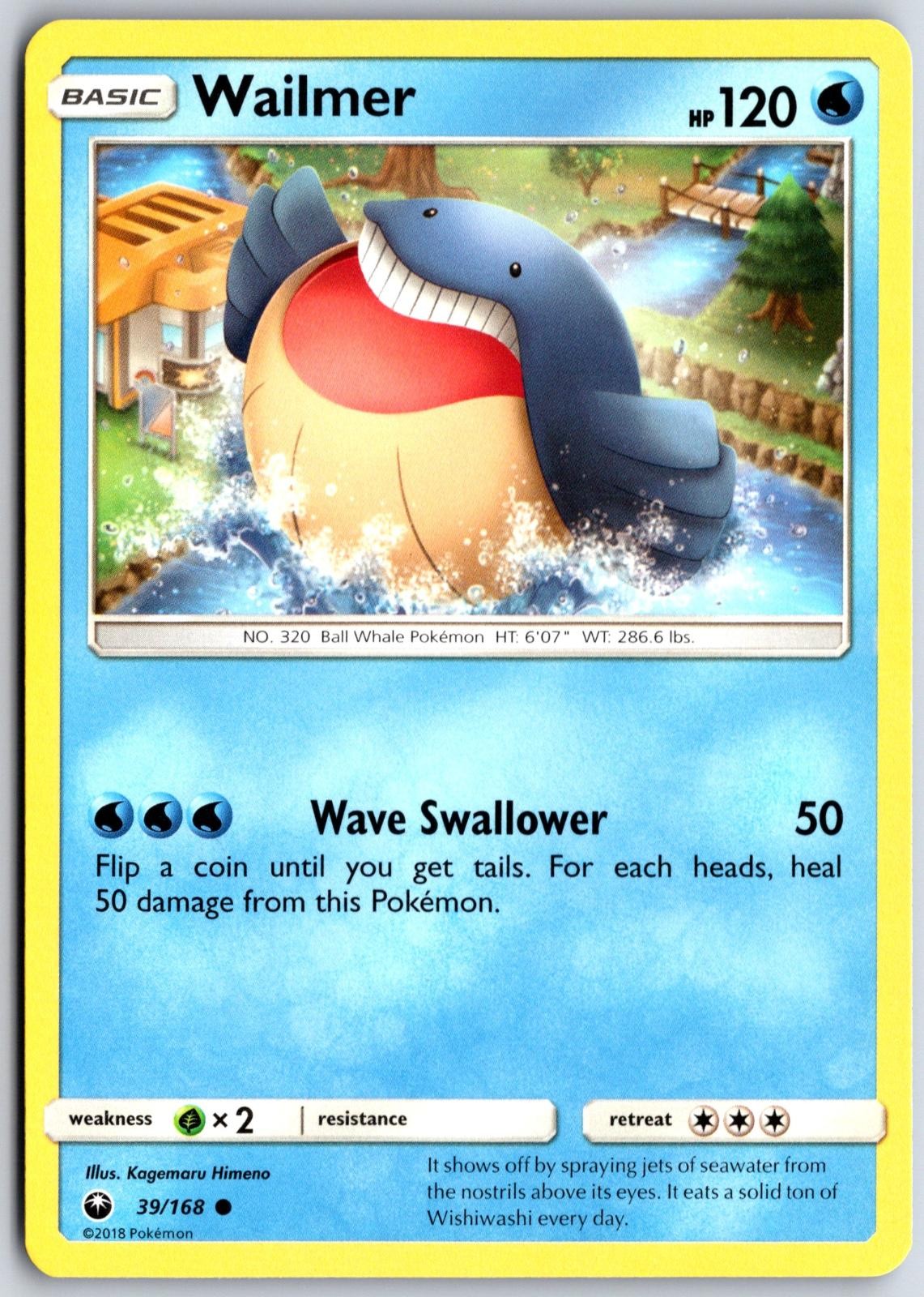 Wailmer 39 C Celestial Storm Pokemon NM/M