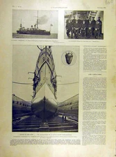 Old Antique Print 1904 David-Goliath Russian-Japanese Marsellaise Rihouet 20th