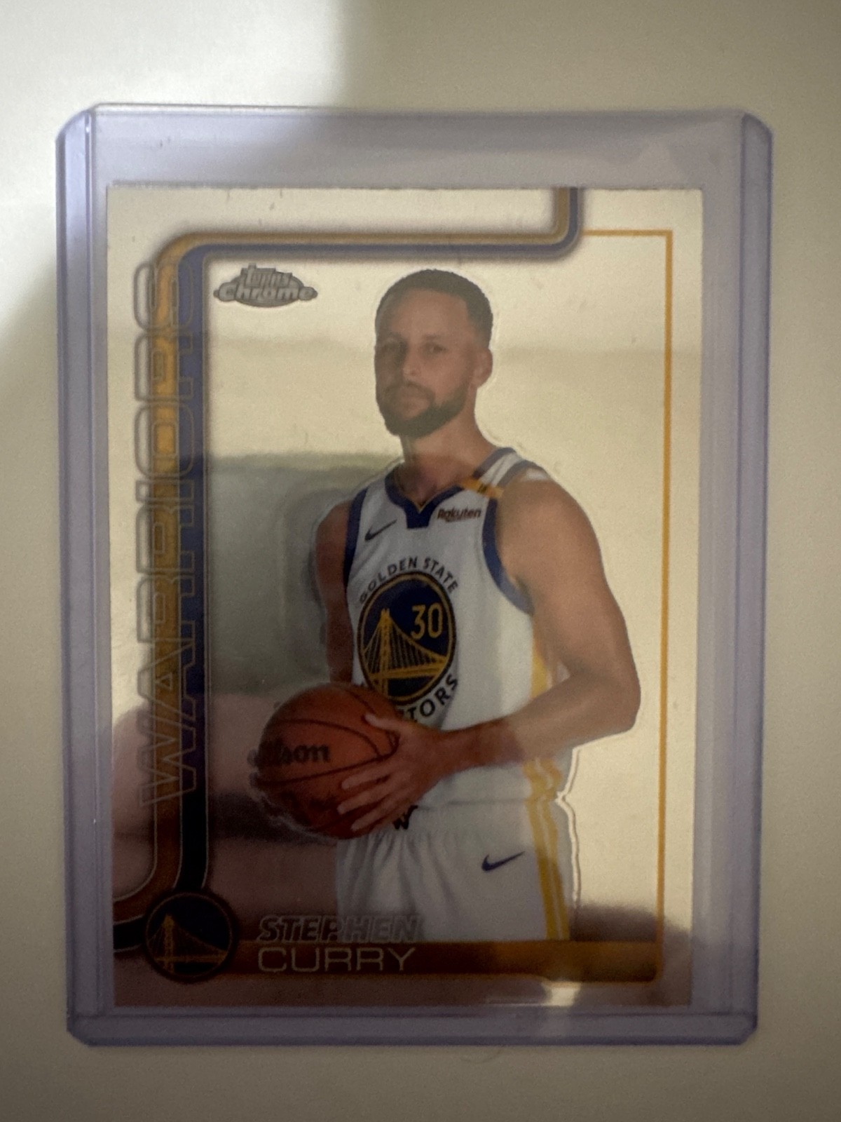2025 Stephen Curry Topps Chrome Variation #201 Warriors