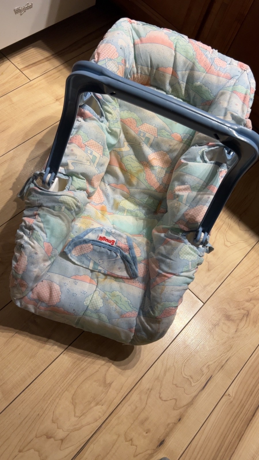 Vintage Gerry SNUGLI Baby Carrier Infant Bouncy Seat RARE With Original Box