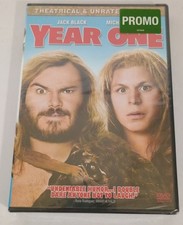 YEAR One Theatrical  UNRATED Jack BLACK Michael Cera DVD Widesceen Brand-NEW