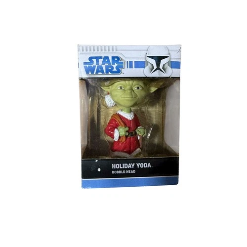 New Funko Star Wars Holiday Yoda Bobble-Head Figure *NIB* 2008
