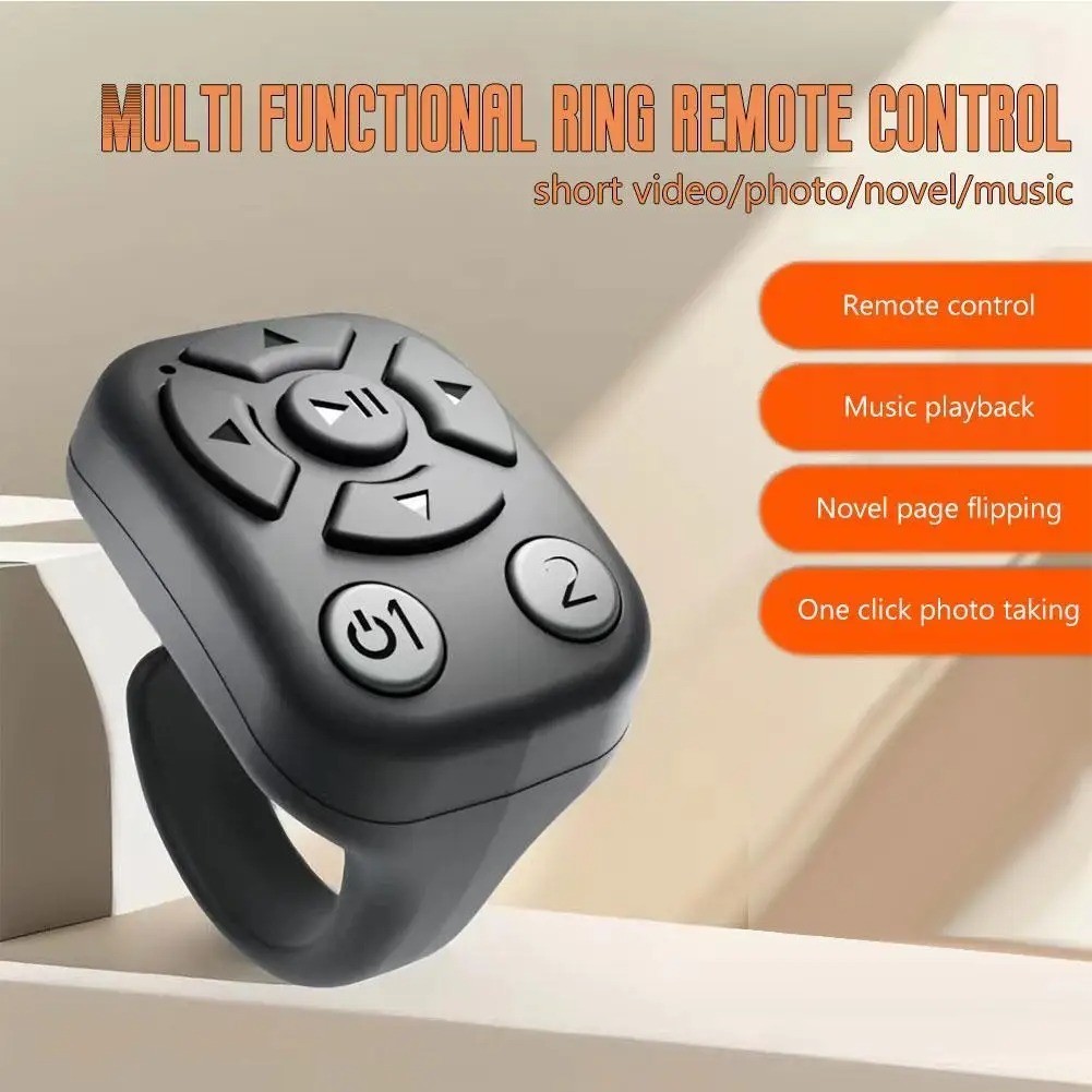 Bluetooth Remote Control Scrolling E-book Page Turner For Tiktok Video Remote