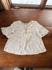 American Eagle Cotton Lace Blouse