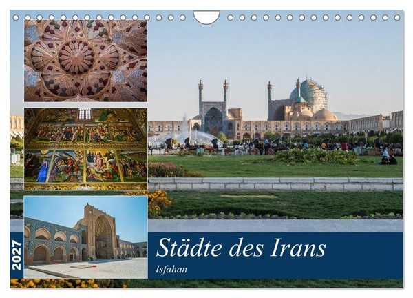 "Calendar 2027 · US Version · Cities Of Iran - Isfahan (Wall Calendar 2027 12\" ×"-image