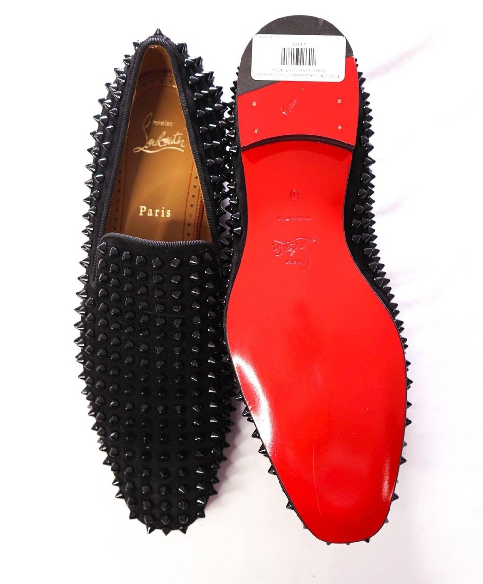 Dandelion spikes sz 10.5 US 43.5 black special edition Christian Louboutin Christian Louboutin Dandelion Spikes Suede Loafer Men main image 3