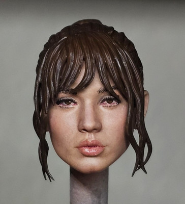 Anna De Armas Painted 1/10 Custom Head Sculpt