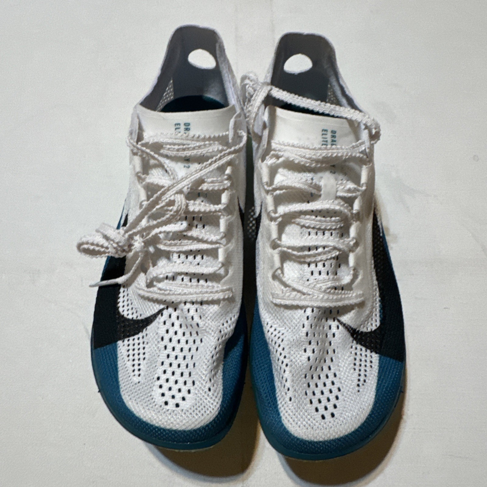 Nike ZoomX Dragonfly 2 Elite Track Spikes White Blue FZ9315-102 Mens 4.5 thumbnail 3