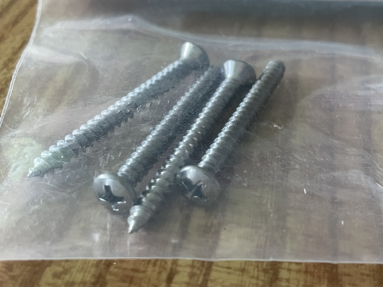 Fender Genuine Neck Mounting Screws 4 Pack - Chrome 3