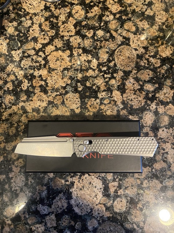 GEO Knife Noxiz M390 Stonewashed