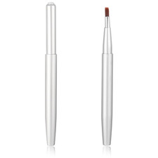 2 Pack Retractable Lipstick Brush, Lip Brush for Lipstick Lip Liner Pencil Brush