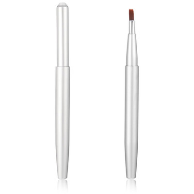 2 Pack Retractable Lipstick Brush, Lip Brush for Lipstick Lip Liner Pencil Brush