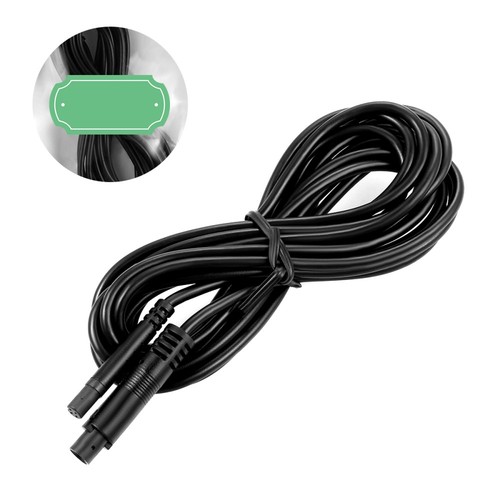 Xshinmotor Cavo Prolunga Per Telecamera Retromarcia 6 Metri - RCA Video/Audio Con Alimentazione 12V