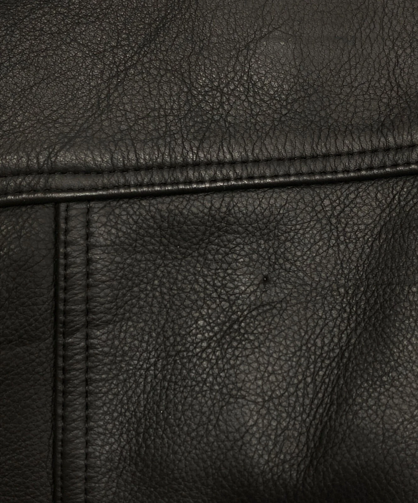 casual leather Leather Jacket Made in Japan Men's Size M Black image 8