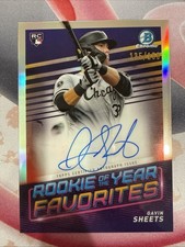 2022 Bowman Gavin Sheets /150 SP Auto Rookie of the Year Favorites #ROYF-GS