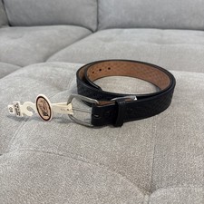 Buffalo Billfolds & Belts Sz 40 Brown Leather Western Made in USA 8613-18-40