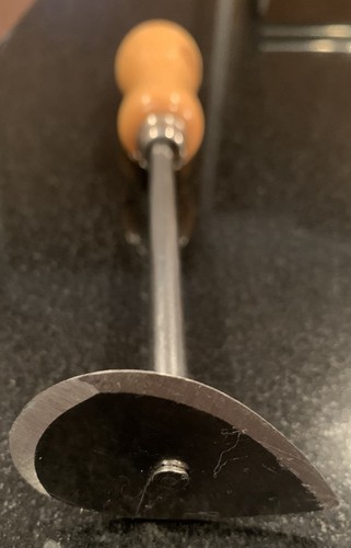 STRUMENTI CORONA SET 4 PEZZI GANCIO DA BARBA MANICO IN LEGNO MADE IN SHEFFIELD ENGLAND - Foto 11 di 18
