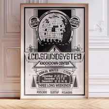 LCD Soundsystem Concert Poster Wall Art A0 Large Print Decor Retro Style LCD Soundsystem Concert Poster Wall Art A0 Large Print Decor Retro Style