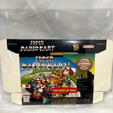Nintendo Super Mario Kart Original FOD Box for Nintendo SNES