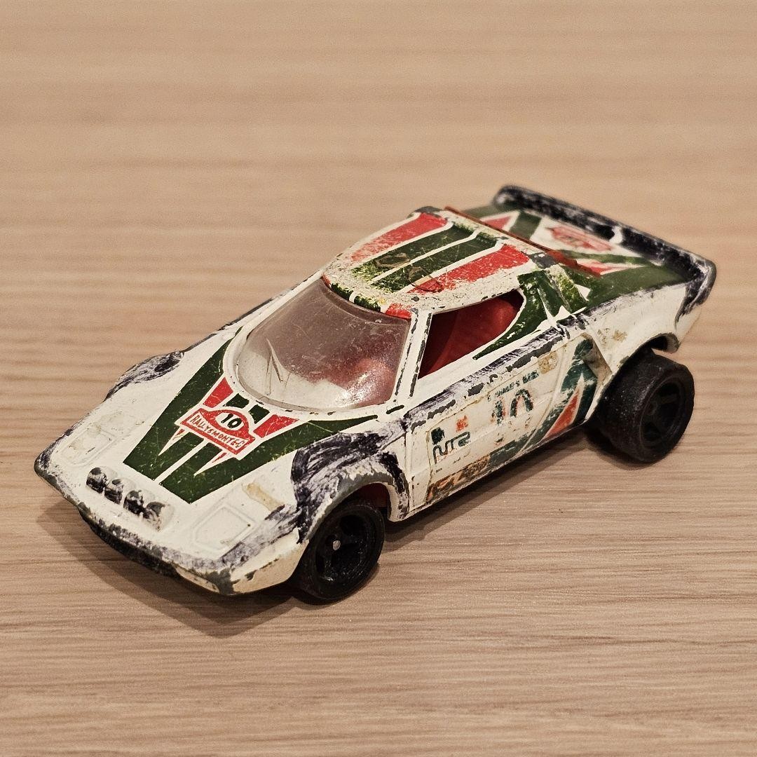 Tomica F19 Lancia Stratos Rally Car Rare Error Model