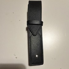 Montblanc Étui à stylo noir, étui Montblanc noir pour stylo