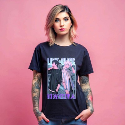 Anime Link Click Shiguang Daili Ren Cheng Xiaoshi Lu Guang Black T Shirt 