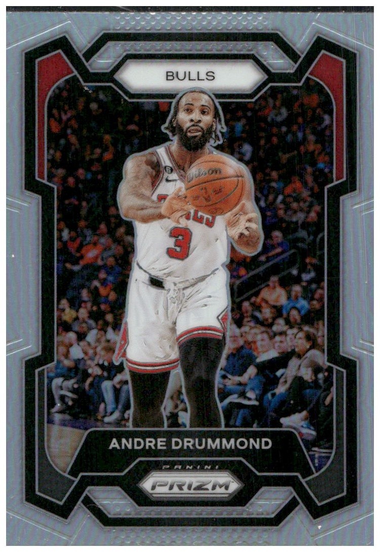 2023-24 Panini Prizm #256 Andre Drummond Prizms Silver