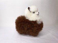 Baby Alpaca Plush Toy Real Alpaca Fur Super Soft 6  Tall Approximately