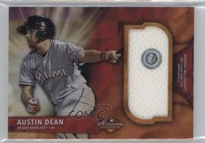 2016 Bowman Chrome 2015 AFL Fall Stars Game Relics 33/99 Austin Dean 1d4