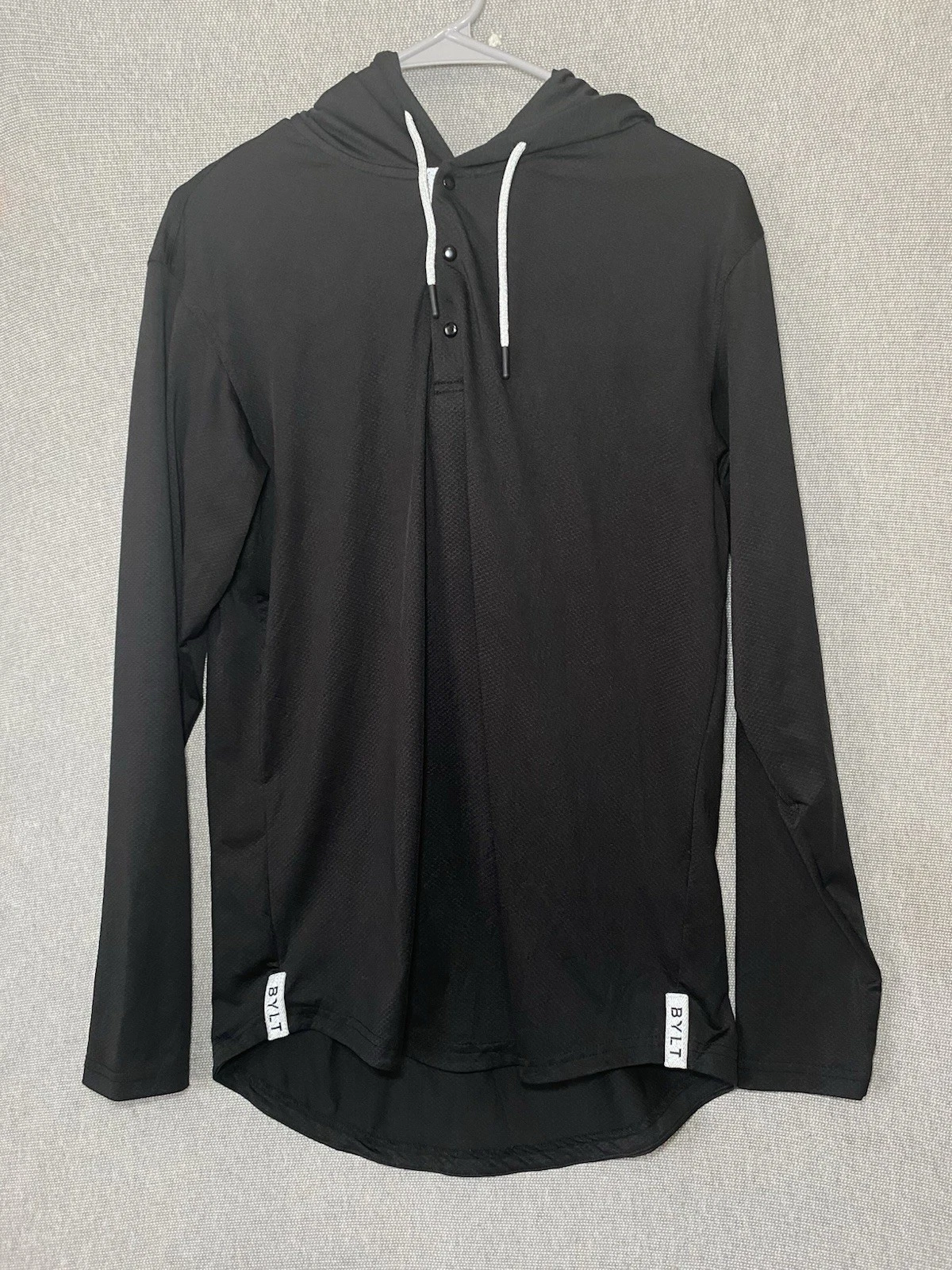 BYLT The Circuit Pullover Lightweight Snap Button Performance Hoodie Mens Small
Opens in a new windo