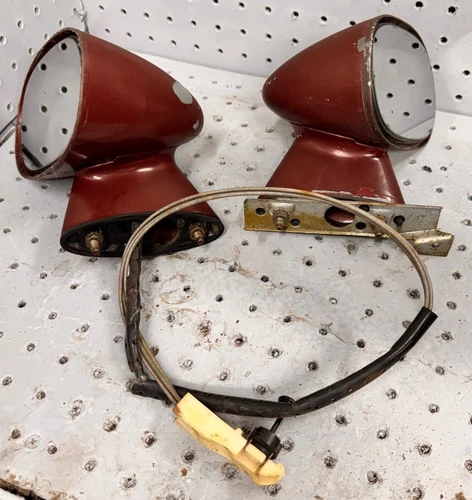 1973 - 1977 Chevy Chevelle Malibu Monte LH & RH Side remote sport mirrors Set