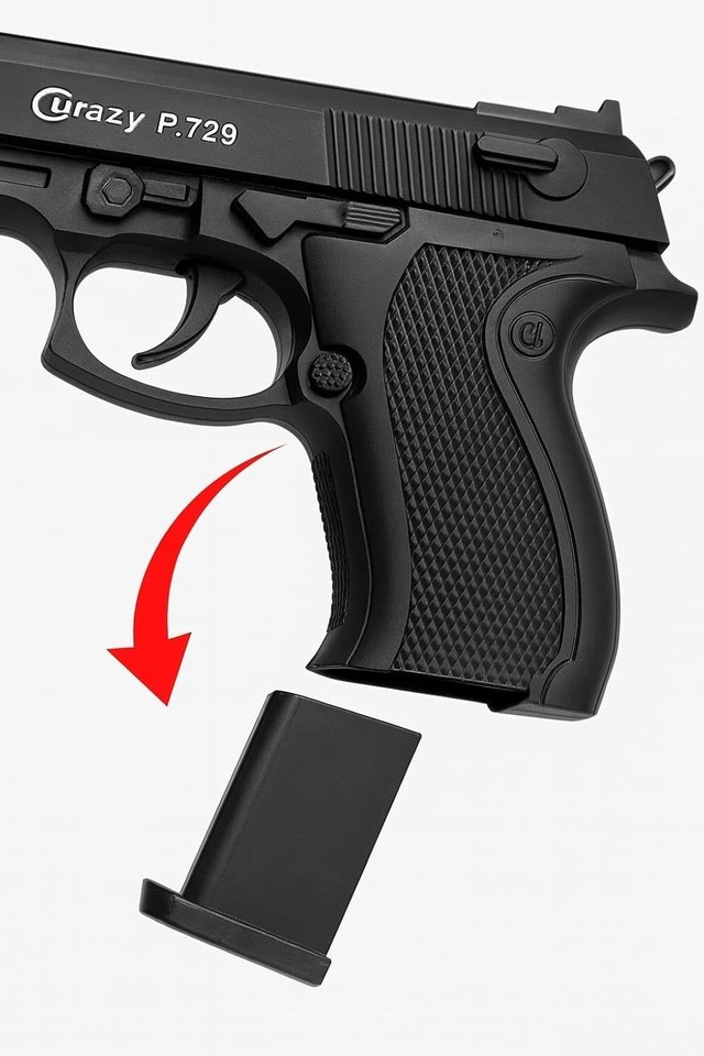 BB Bullet Toy Gun Set Long Range Shootin Easy Reload P729 | eBay