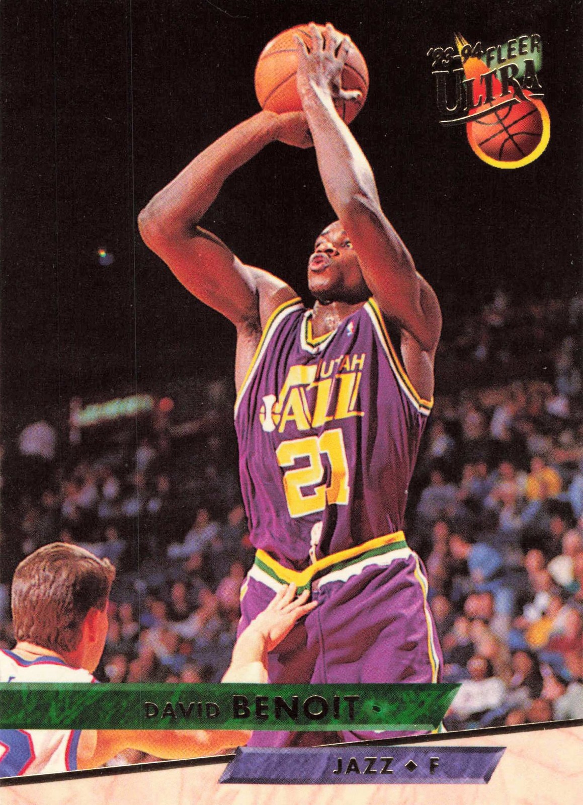 David Benoit 1993-94 Ultra #184 Utah Jazz