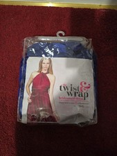 BHS Twist & Wrap Bridesmaid Dress Size S - Multiway - Purple