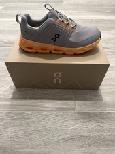 NIB On Kids Cloudswift Alloy/Tangerine Size 2.5