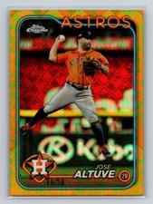 2024 Topps Chrome Logofractor Edition - Jose Altuve #58 - Gold MLB #/50