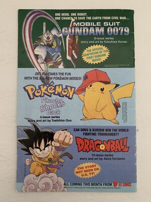 Pokémon The Electric Tale of Pikachu Part 1 No. 3 Vintage 1998