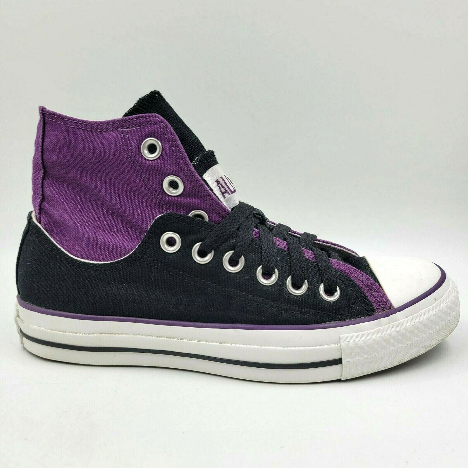 converse black purple